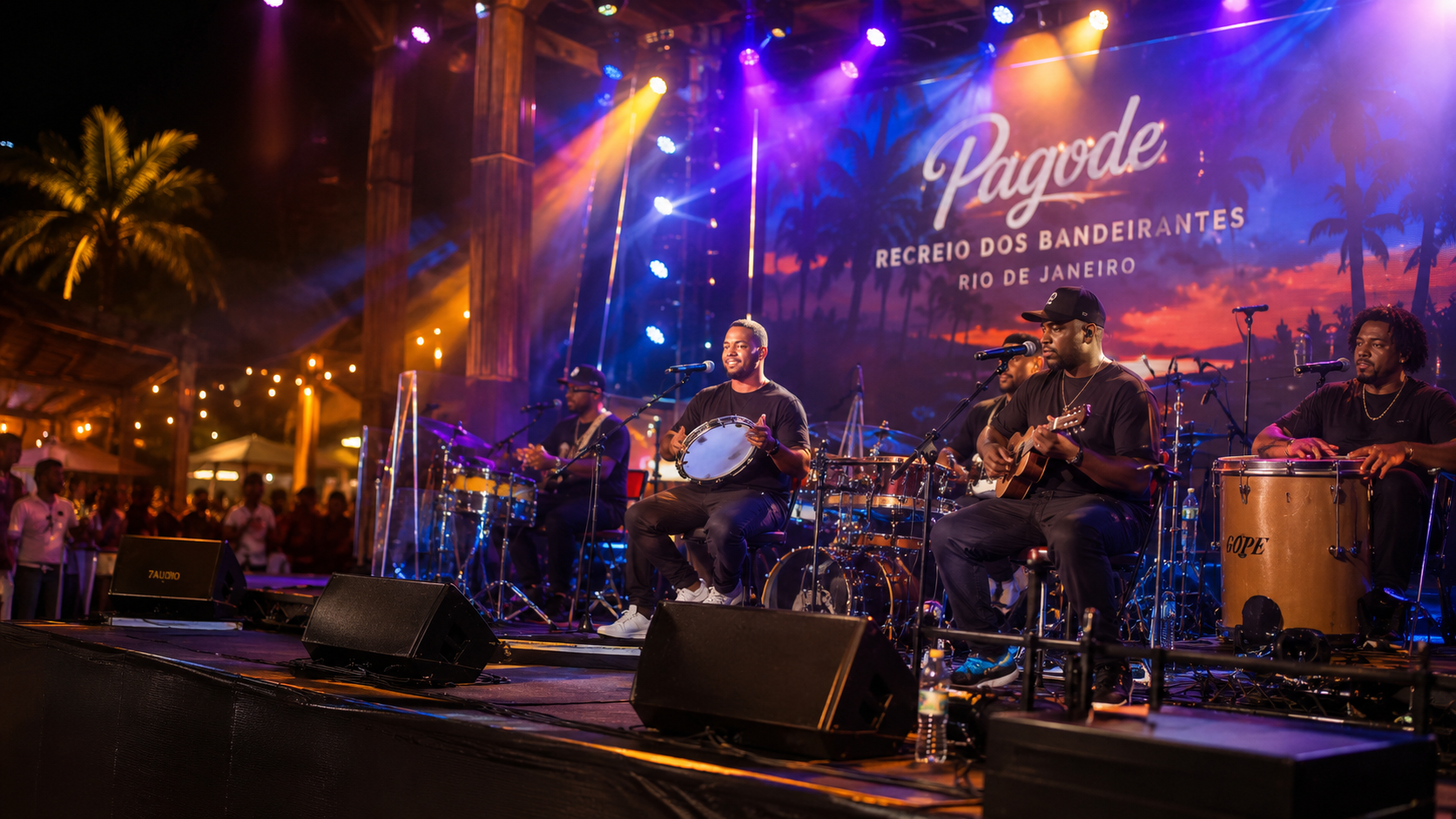 Grupo de pagode no Recreio dos Bandeirantes RJ